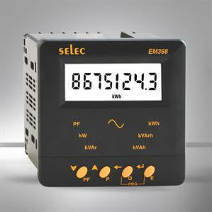 contador de energía eléctrica monofásico / para montaje sobre panel / con pantalla LCD / Modbus