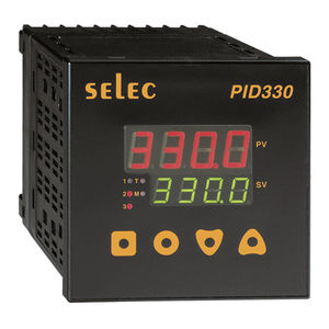 controlador de temperatura doble visualizador led / PID / IP65 / montado en panel