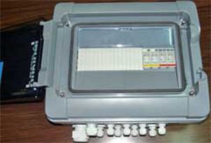 caja eléctrica equipada