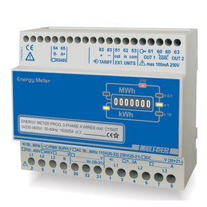 contador de energía eléctrica trifásico