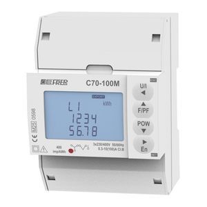 contador de energía eléctrica trifásico