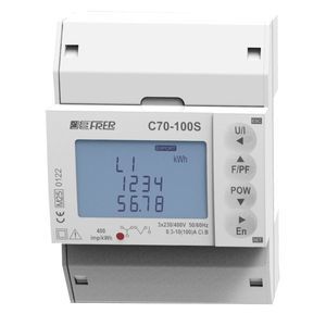 contador de energía eléctrica trifásico