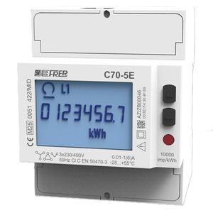 contador de energía eléctrica trifásico