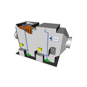 lavador de gases por vía húmeda