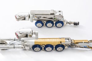 robot de inspección con ruedas