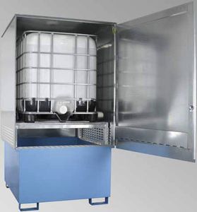 container de acero / para almacenamiento / de transporte
