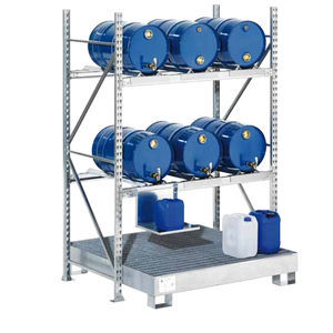sistema de estanterías para depósito de almacenamiento 1