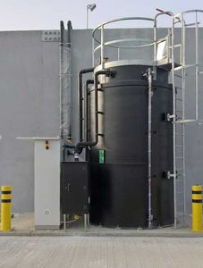 estación de tratamiento de aguas residuales fisicoquímica