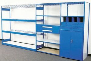 sistema de estanterías de taller / para carga ligera / para cajas / ligero