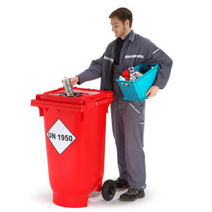 cubo de basura de PEHD