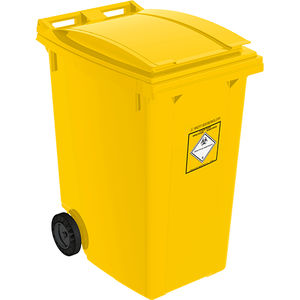 contenedor de residuos de plástico