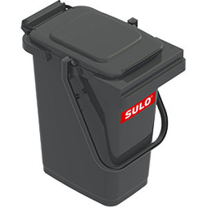 cubo de basura de plástico