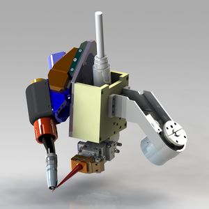 cabezal de soldadura láser / MIG-MAG / automático