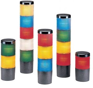 columna de señalización de flash intermitente / de 3 colores / para montaje en superficie / antideflagrante