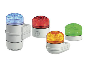 difusor de alarma sonora IP65 / con avisador luminoso de LED / con luz de señalización
