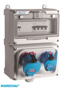 caja eléctrica equipada