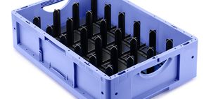 alvéolo para cubeta apilable