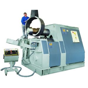 máquina roladora con 3 rodillos