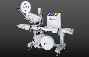 máquina de etiquetado automática / para aplicación en la parte superior del producto