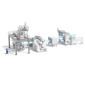línea de extrusión para telas no tejidas fundidas