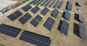 seguidor solar de un eje