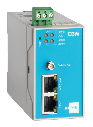 Router de comunicación - EBW-H100 - INSYS MICROELECTRONICS GmbH - celular / de paquetes de datos / Internet