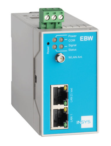 Router de comunicación - EBW-W100 - INSYS MICROELECTRONICS GmbH - inalámbrico / de datos / de paquetes de datos