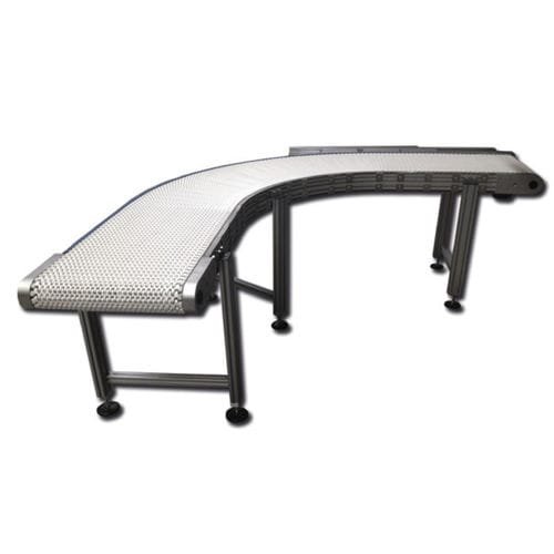 Transportador de cinta modular - MBF90 - AMI Förder- und Lagertechnik GmbH - horizontal / vertical / inclinado