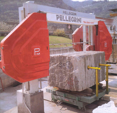 Sierra de cinta - DF 2000-2500-3000-3500 - Pellegrini - para piedra / CNC