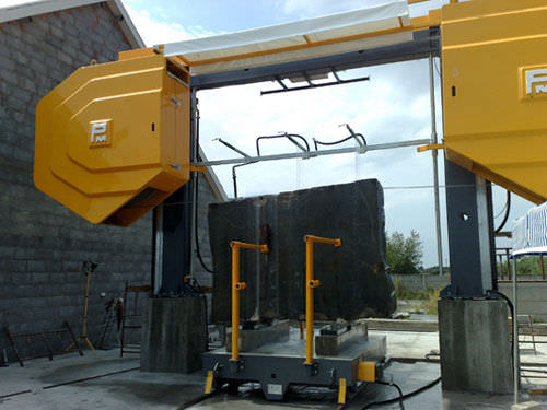 Máquina de corte con hilo diamantado - DOUBLE TOP - Pellegrini - para piedra / CNC