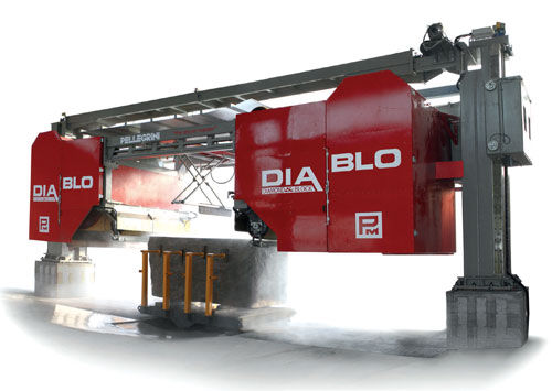 Máquina de corte con hilo diamantado - Diablo 72 - Pellegrini - para piedra / CNC