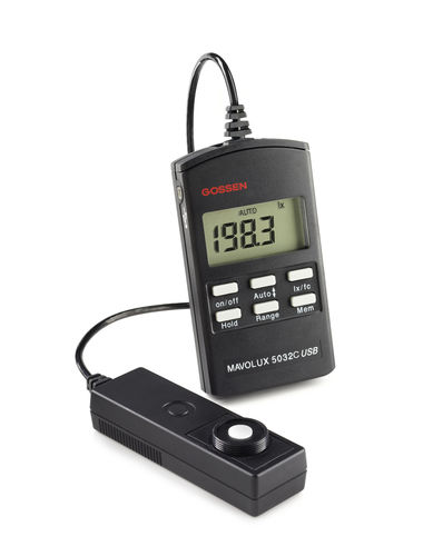 Luxómetro C-Class - MAVOLUX 5032 C USB - GOSSEN Foto- und Lichtmesstechnik GmbH - digital / compacto / de bolsillo