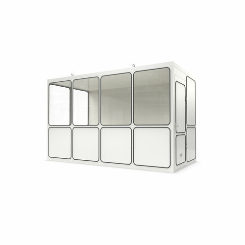 Sistema "room in room" modular - Ri 12b - WSM – Walter Solbach Metallbau GmbH - de chapa / de fibra mineral / con suelo de PVC