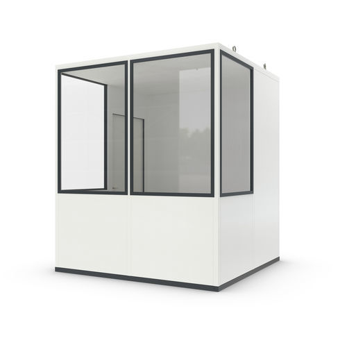 Sistema "room in room" de chapa - Basic 5 - WSM – Walter Solbach Metallbau GmbH - de fibra mineral / con suelo de PVC