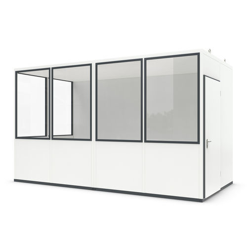 Sistema "room in room" modular - Basic 10 - WSM – Walter Solbach Metallbau GmbH - de chapa / de vidrio / con suelo de PVC