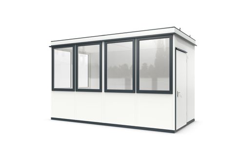 Sistema "room in room" modular - Outdoor Basic 10 - WSM – Walter Solbach Metallbau GmbH - de chapa / con suelo de PVC