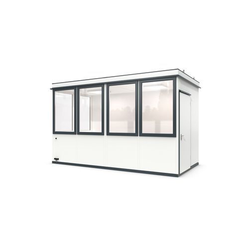 Sistema "room in room" modular - Outdoor Basic 10 Office Plus - WSM – Walter Solbach Metallbau GmbH - de chapa / de fibra mineral / con suelo de PVC