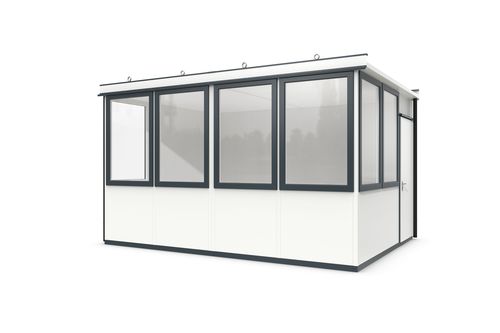 Sistema "room in room" modular - Outdoor Basic 15 - WSM – Walter Solbach Metallbau GmbH - de chapa / de fibra mineral / con suelo de PVC