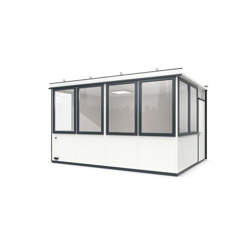 Sistema "room in room" modular - Outdoor Basic 15 Starter Plus - WSM – Walter Solbach Metallbau GmbH - de chapa / de fibra mineral / con suelo de PVC