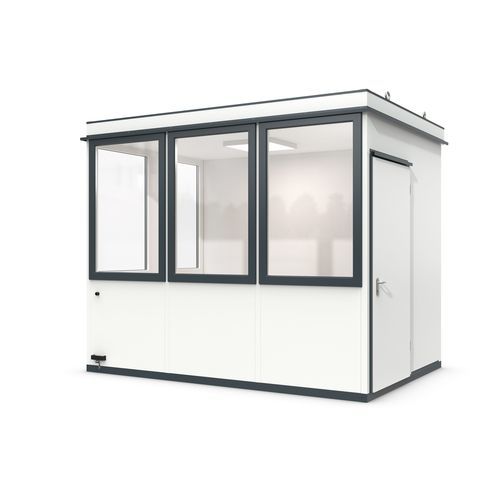 Sistema "room in room" modular - Outdoor Basic 7 Mini - WSM – Walter Solbach Metallbau GmbH - de chapa / de fibra mineral / con suelo de PVC