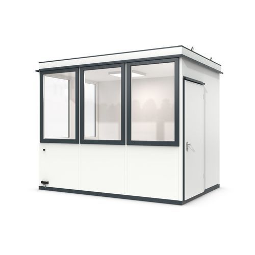 Sistema "room in room" modular - Outdoor Basic 7 Starter Plus - WSM – Walter Solbach Metallbau GmbH - de chapa / con suelo de PVC