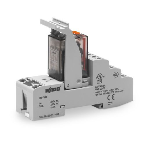 Ficha para relé electromecánica - 858 series  - WAGO