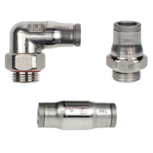 Racor para productos químicos - LF 3800  - Parker Fluid System Connectors Division Europe - para aire comprimido / para vacío / roscado