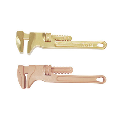 Llave para tubos antichispas - 127 series - HEBEI BOTOU SAFETY TOOLS CO.,LTD - de cobre / de bronce / reglable