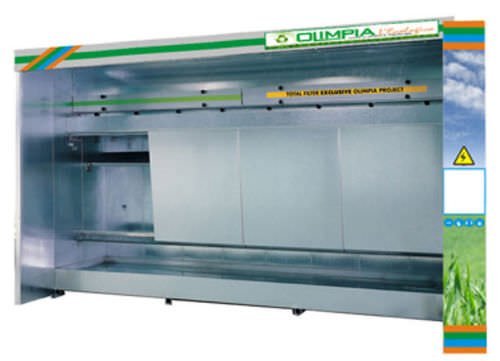 Cabina de pintura abierta - SIMPLEX - Olimpia - para piezas de recambio
