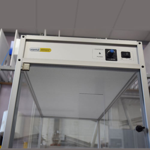 Campana de extracción de laboratorio - Asynt - de mesa / con filtro de carbón activado / de acero inoxidable