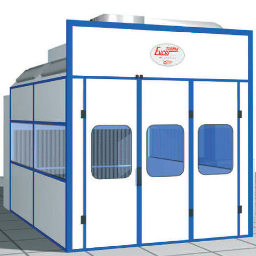 Cabina de pintura cerrada - Euroauto PSV series - Eurotherm - para vehículos / con filtro seco / presurizada