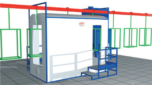 Cabina de empolvado con filtro - Euro 8/12 PM series - Eurotherm - automática