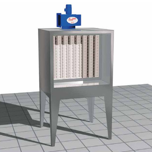 Cabina de pintura abierta - Mini series - Eurotherm - para piezas de recambio / con filtro seco