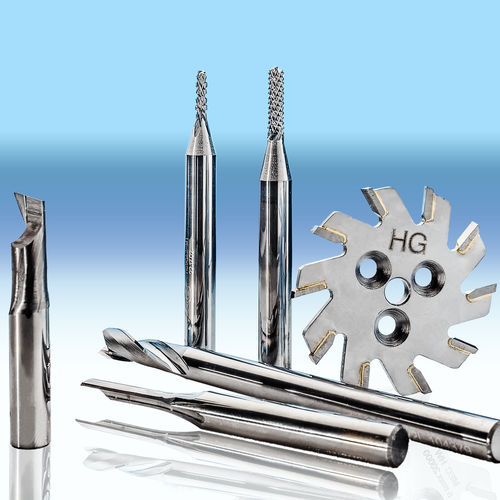Fresa monobloque - Single helical milling cutter - straight standard - HG GRIMME SysTech GmbH - para material plástico / de alta eficacia